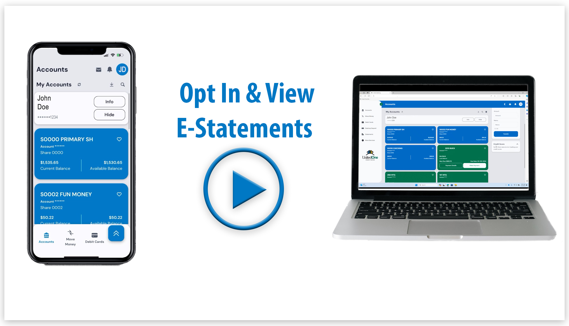 Opt In & View E-Statements Video Thumbnail